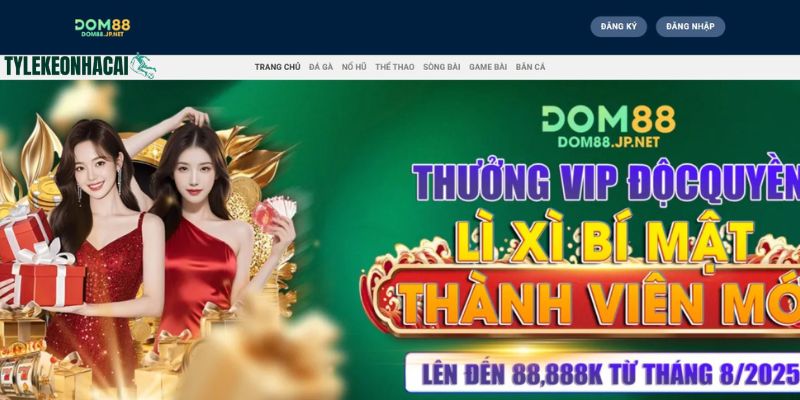 DOM88 gây ấn tượng mạnh mẽ với khách hàng ngay từ lần truy cập đầu tiên DOM88 gây ấn tượng mạnh mẽ với khách hàng ngay từ lần truy cập đầu tiên